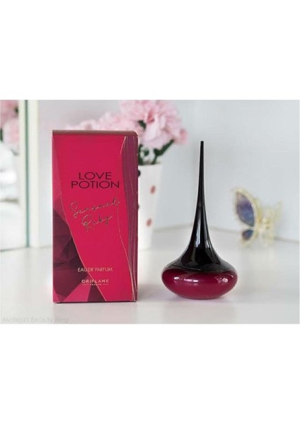 Büyüleyici ve Baştan Çıkarıcı Romantik Koku Love Potion Sensual Ruby Kadın Parfümü Edp