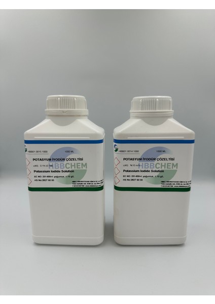 Potasyum Iyodür Çözeltisi %5 In Etanol 1 Litre
