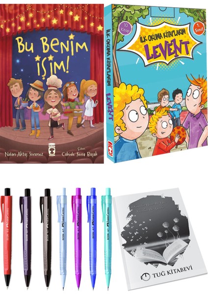 Ilk Okuma Kitaplarım Levent 1 10 Kitap ve Bu Benim Işim! 2li Set + Hediyeli