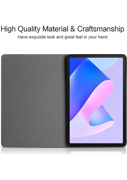 Huawei Matepad 11(2023)ÇIZILME Önleyici Pu Deri Tablet Kılıfı Standı Tablet Kapağı-Gri (Yurt Dışından)