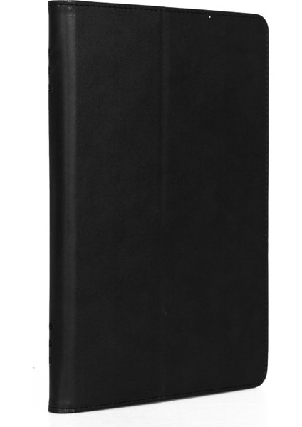 Huawei Mediapad T5 10 Için Pu Deri Akıllı Kılıf/kart Yuvaları/stant/el Kayışı-Siyah (Yurt Dışından)