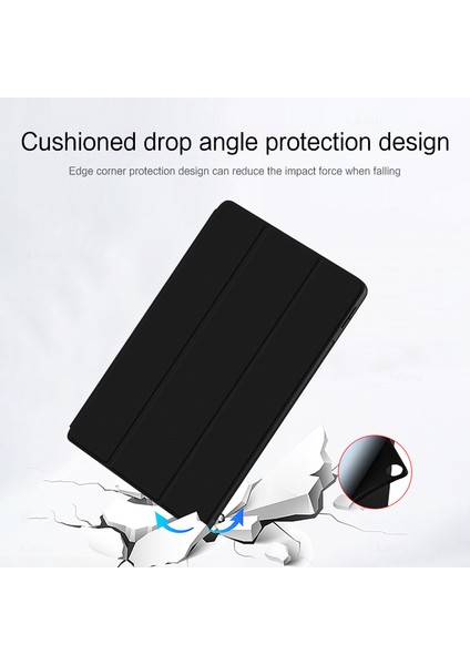 Huawei Matepad Pro 11(2024)PU Deri Kılıf Otomatik Uyandırma/uyku Üç Katlı Stand Tablet Kapağı-Beyaz (Yurt Dışından)