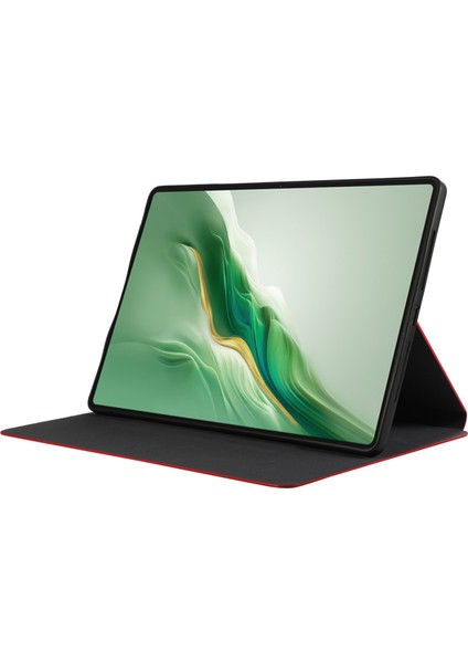 Honor Magicpad 2 12.3 Koruyucu Kılıf Anti-Drop Pu Deri Standı Tablet Kapağı-Kırmızı (Yurt Dışından)