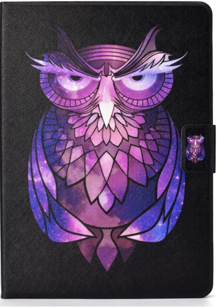 Huawei Mediapad T3 10-Owl Için Desenli Pu Deri Tablet Kabı (Kart Tutucu Standı) (Yurt Dışından)
