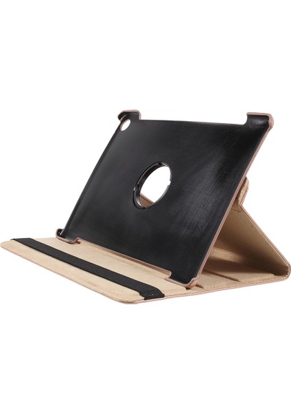 Huawei Mediapad M5 10/m5 10(Pro)-Rose Gold Için Döner Standlı Litchi Deri Deri Koruyucu Kılıf (Yurt Dışından) fırsatları