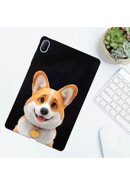 Huawei Matepad Se 11 Kılıf Desen Baskı Ince Tpu Tablet Koruyucu Kapak-Corgi Için (Yurt Dışından) modelleri