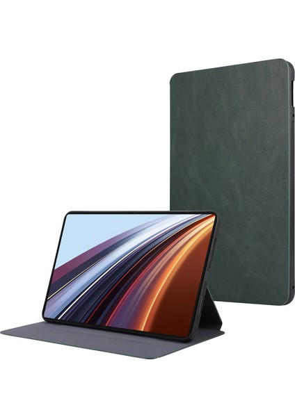 Honor Pad Gt Pro Için Darbeye Dayanıklı Kılıf Pu Deri Tablet Kılıfı ve Stand-Yeşil (Yurt Dışından)