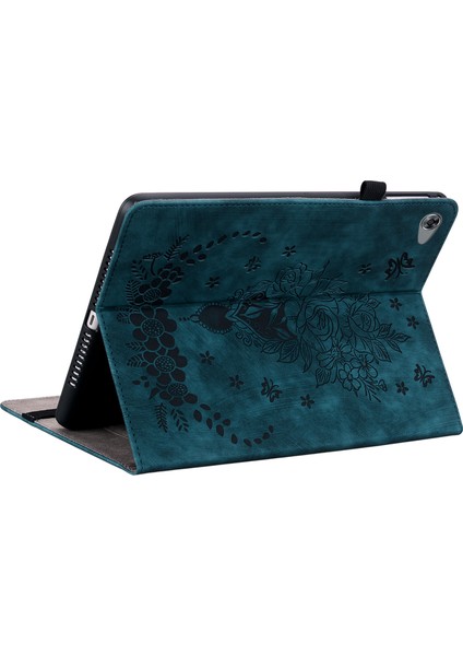 Koruyucu Kılıf Huawei Mediapad M5 Lite 10.1/mediapad C5 10 Baskılı Stand Pu Deri Kapak-Mavi (Yurt Dışından)
