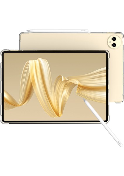 Huawei Matepad Pro 12.2(2024) Kılıf Dört Köşe Darbeye Dayanıklı Şeffaf Tablet Tpu Kapak (Yurt Dışından)