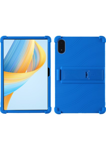 Honor Pad V8 Pro ROD-W09 Yumuşak Silikon Tablet Kılıfı Pc Kickstand Anti-Çizik Tablet Kapağı-Koyu Mavi (Yurt Dışından)