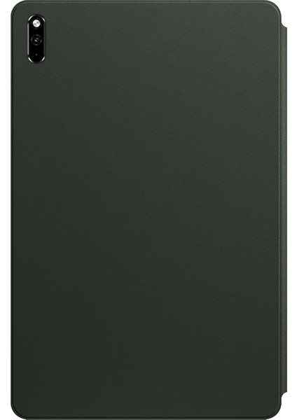 Manyetik Otomatik Emilmiş Üç Katlı Stand Deri Tablet Kılıfı Huawei Huawei Matepad 11(2021)-YEŞIL (Yurt Dışından)
