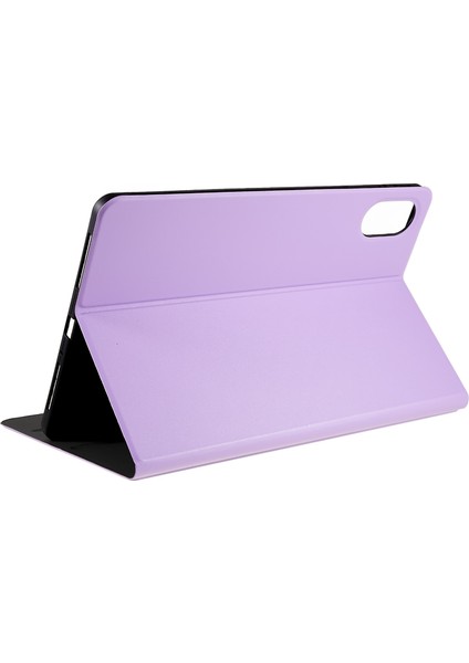 Honor Pad V8 Pro Katlanır Pu Deri Standı Kabuk Kapak Tam Vücut Koruma Tablet Kılıfı-Mor (Yurt Dışından)