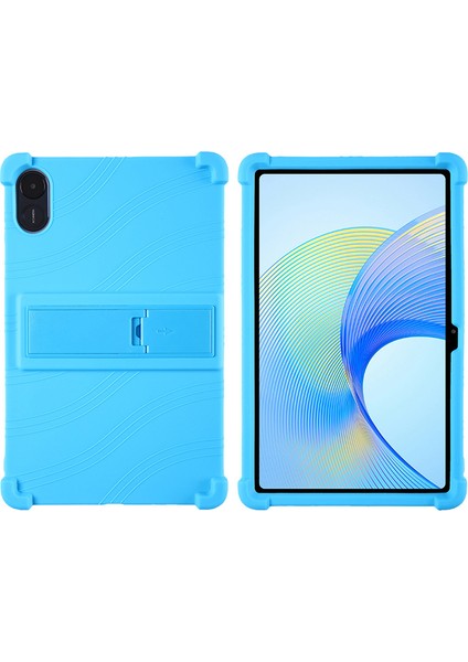 Honor Pad X9 ELN-W09 Yumuşak Silikon Tablet Kılıfı Pc Kickstand Koruyucu Tablet Kapağı-Gök Mavisi (Yurt Dışından)
