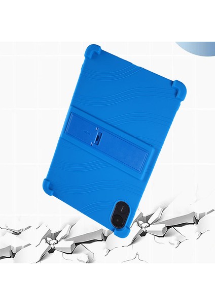 Honor Pad X9 ELN-W09 Yumuşak Silikon Tablet Kılıfı Pc Kickstand Koruyucu Tablet Kapağı-Yeşil (Yurt Dışından)