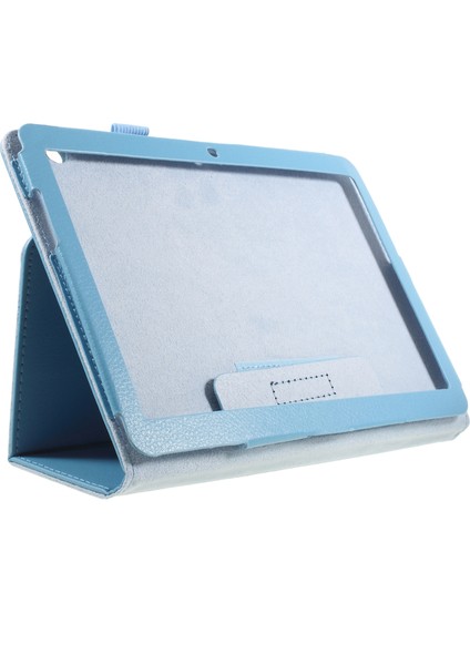 Katlanabilir Stand Pu Deri Kart Yuvası Aksesuar Muhafazası Huawei Mediapad T3 10 Inç-Bebek Mavisi (Yurt Dışından)