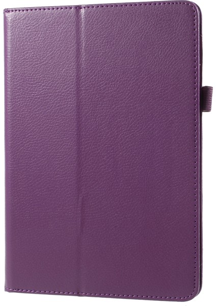 Katlanabilir Stand Pu Deri Kart Yuvası Koruyucu Tablet Kapağı Huawei Mediapad T3 10 Inç-Mor (Yurt Dışından)