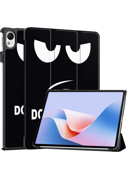 Huawei Matepad 11.5 S Kılıf Için Üç Katlı Stand Desenli Baskı Deri Tablet Kapağı Otomatik Uyandırma/uyku-Bana Dokunma (Yurt Dışından)