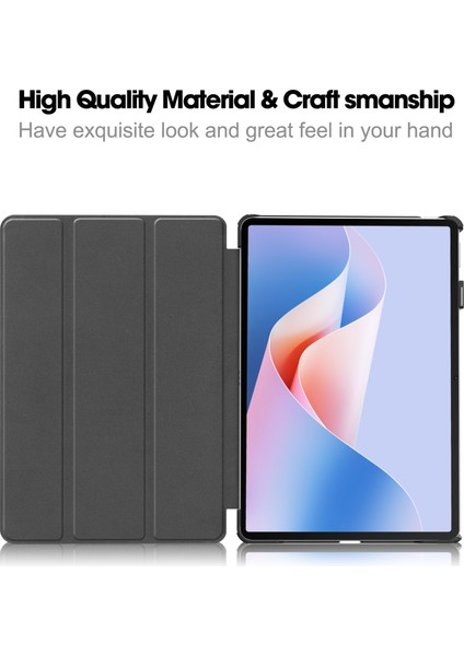 Huawei Matepad 11.5 S Kılıf Için Üç Katlı Stand Desenli Baskı Deri Tablet Kapağı Otomatik Uyandırma/uyku-Bana Dokunma (Yurt Dışından)