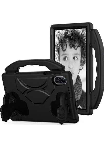 Honor Pad X9 Için Koruyucu Kapak Düşmeyi Önleyici Eva Tablet Kılıfı, Başparmak Kickstand-Siyah (Yurt Dışından)