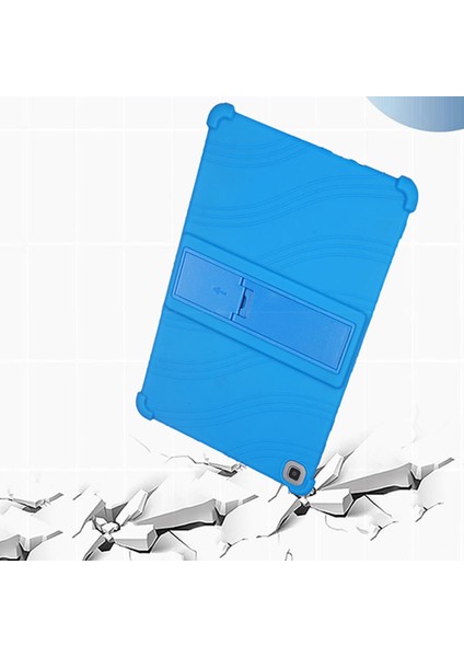Honor Pad X8 Yumuşak Silikon Tablet Kılıfı Pc Kickstand Damla Koruma Tablet Kapağı-Gül (Yurt Dışından)
