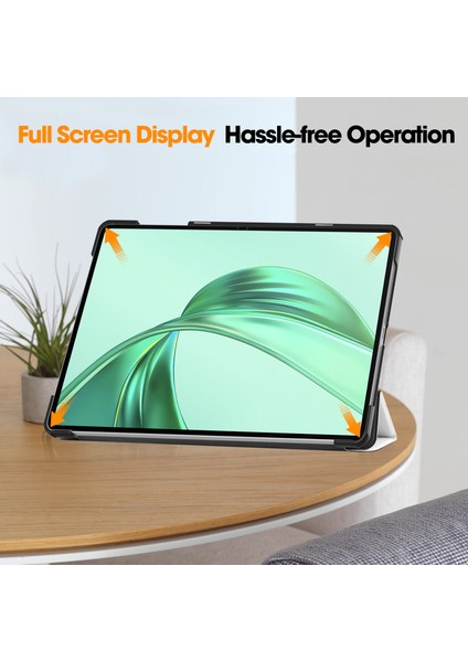 Honor Pad X8A Kılıf Desen Baskı Deri Standı Tablet Kapak-Kedi Için (Yurt Dışından)