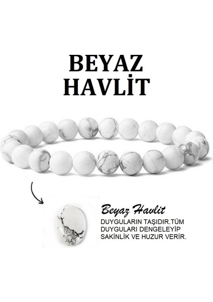 Alnis Atelier Havlit Doğaltaş Erkek Bileklik