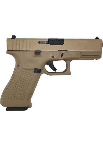 We Glock 19X Gen5 Tan Airsoft Tabanca + Green Gas + 0.20GR Fiyatı