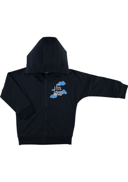 "hoodie" Kapüşonlu Sweatshirt-Antrasit