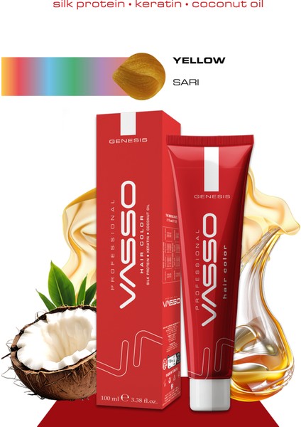 Kadın Saç Boyası Sarı 100 ml