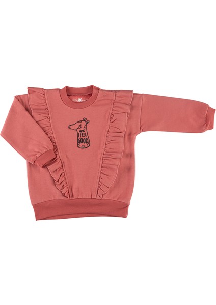 "fly" Sweatshirt-Vişne