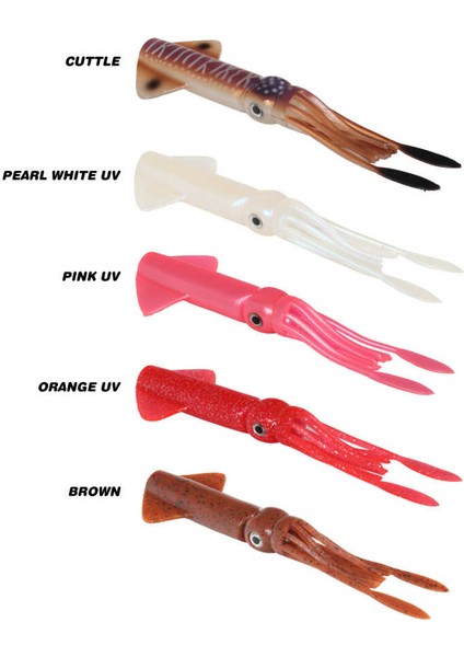 Ryujı Calamarı Yedek Silikon Pearl Whıte Uv-Standart