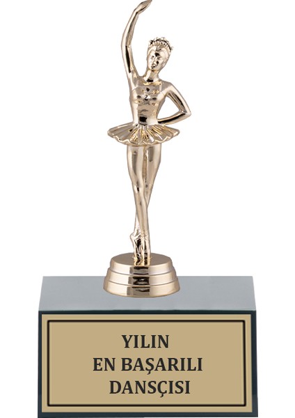 Yılın En Başarılı Dansçısı Kupası-En Güzel Dansçı Kupası -Yılın Dansçısı Kupası - Balerin Kupası 16 cm
