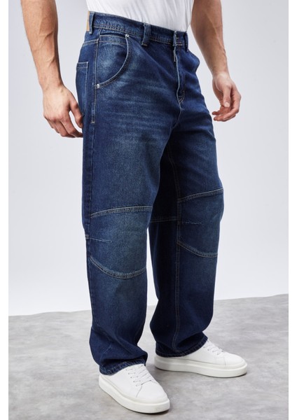 Cedy Denım Erkek Yüksek Bel Skater Baggy Jeanpantolon C362 fırsatları