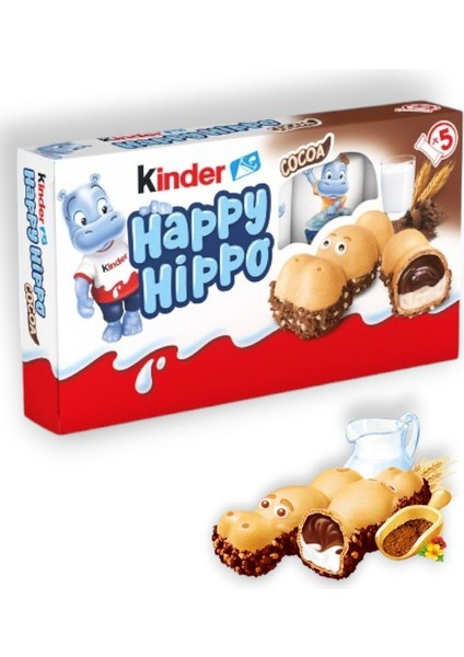 Sütlü Kremalı ve Kakao Dolgulu x 5 Adet Gofret 103,5 gr