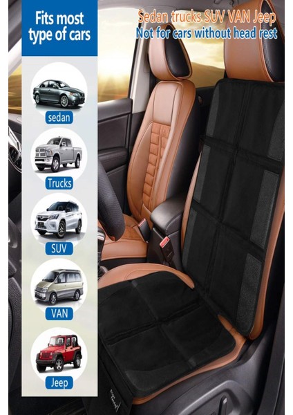 Mastercar Premium Oto Çocuk Koltuğu Alt Koruyucu Organizer Oto Koltuk Kılıfı Isofix Uyumlu