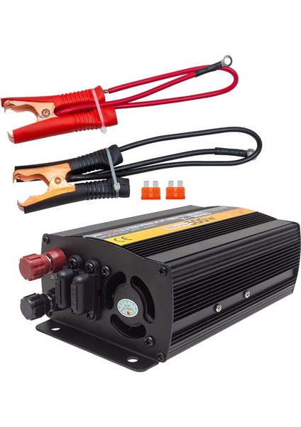 Yeni Dr Tek Di̇ji̇tal Ekran 24 Volt - 300 Watt Modified Sinus Wave Inverter (4172) Kampanya