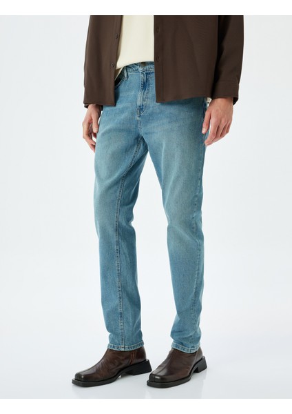 Slim Fit Kot Pantolon - Brad Jean