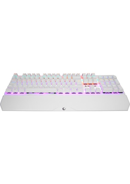 KB-R86 Umbra Beyaz Rainbow Red Switch Full Mekanik Klavye Gaming Klavye Oyuncu Klavye Türkçe