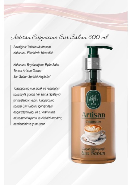 Sabun Paket Artisan Cappucino, Çeşme Limonu, Japon Kiraz Çiçeği, Beyaz Sabun, Zeytinyağlı ve Rosie fiyatları