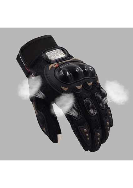 Coverrain Motosiklet Bisiklet Eldiveni Korumalı Moturcu Eldiveni
