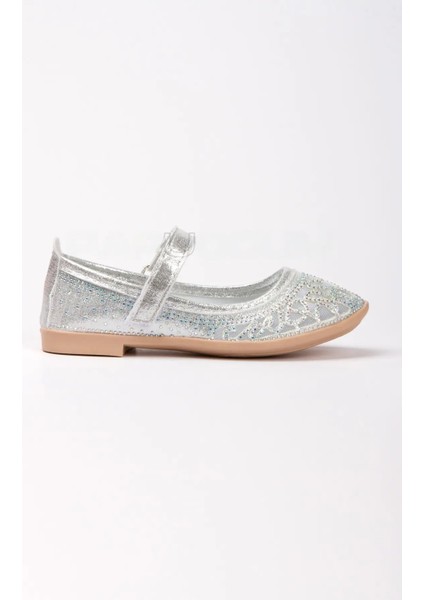 Kız Çocuk Siyah Lazer Taşlı Babet modelleri