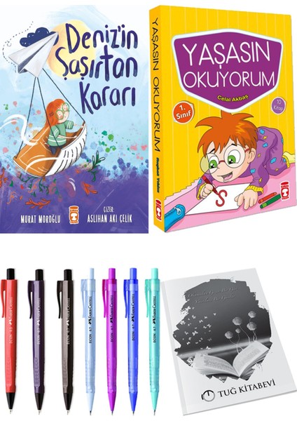 Yaşasın Okuyorum 10 Kitap ve Deniz'in Şaşırtan Kararı 2li Set