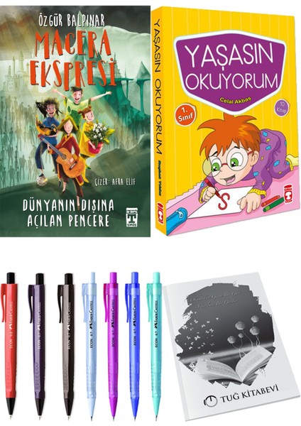 Yaşasın Okuyorum 10 Kitap ve Gelecek Ekspresi Dünyanın Dışına Açılan Pencere 2li Set