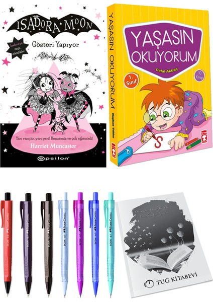 Yaşasın Okuyorum 10 Kitap ve Isadora Moon 9 Gösteri Yapıyor 2li Set