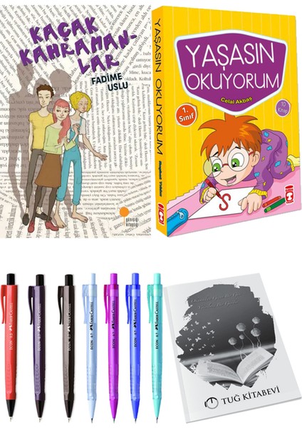 Yaşasın Okuyorum 10 Kitap ve Kaçak Kahramanlar 2li Set