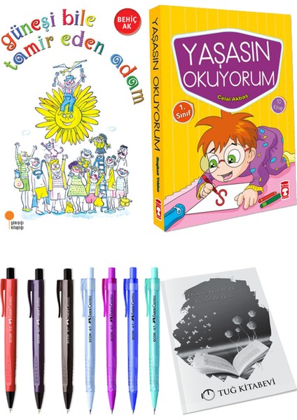 Yaşasın Okuyorum 10 Kitap ve Güneşi Bile Tamir Eden Adam 2li Set