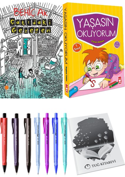 Yaşasın Okuyorum 10 Kitap ve Çatıdaki Gezegen 2li Set