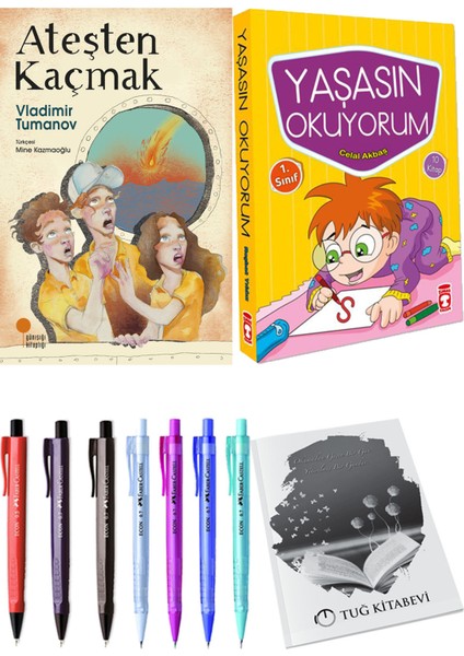 Yaşasın Okuyorum 10 Kitap ve Ateşten Kaçmak 2li Set