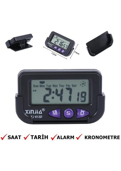Mini Dijital Kronometre Minibüsçü Saati