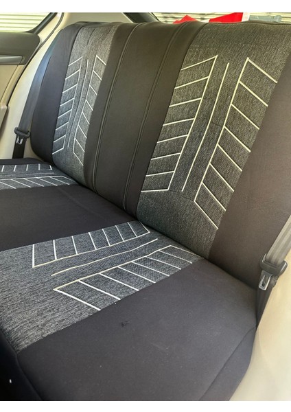 Volkswagen Caddy Araca Uygun Oto Koltuk Kılıfı Üniversal Keten ve Suni Deri Cepli Oto Koltuk Kılıf indirimleri